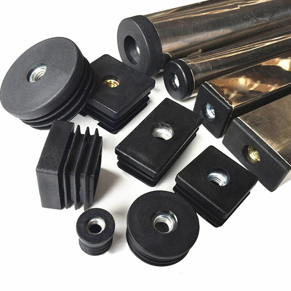 M6 M8 M10 Threaded Square Nut Stopper Suitable for Square Tube/Tables/Furniture