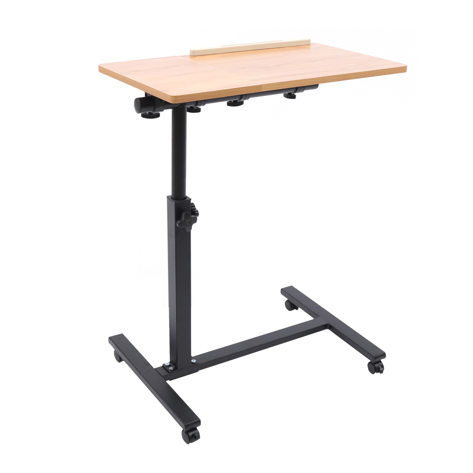 Laptop Desk Angle, Height Adjustable Rolling Cart Over Bed Hospital Table Stand~