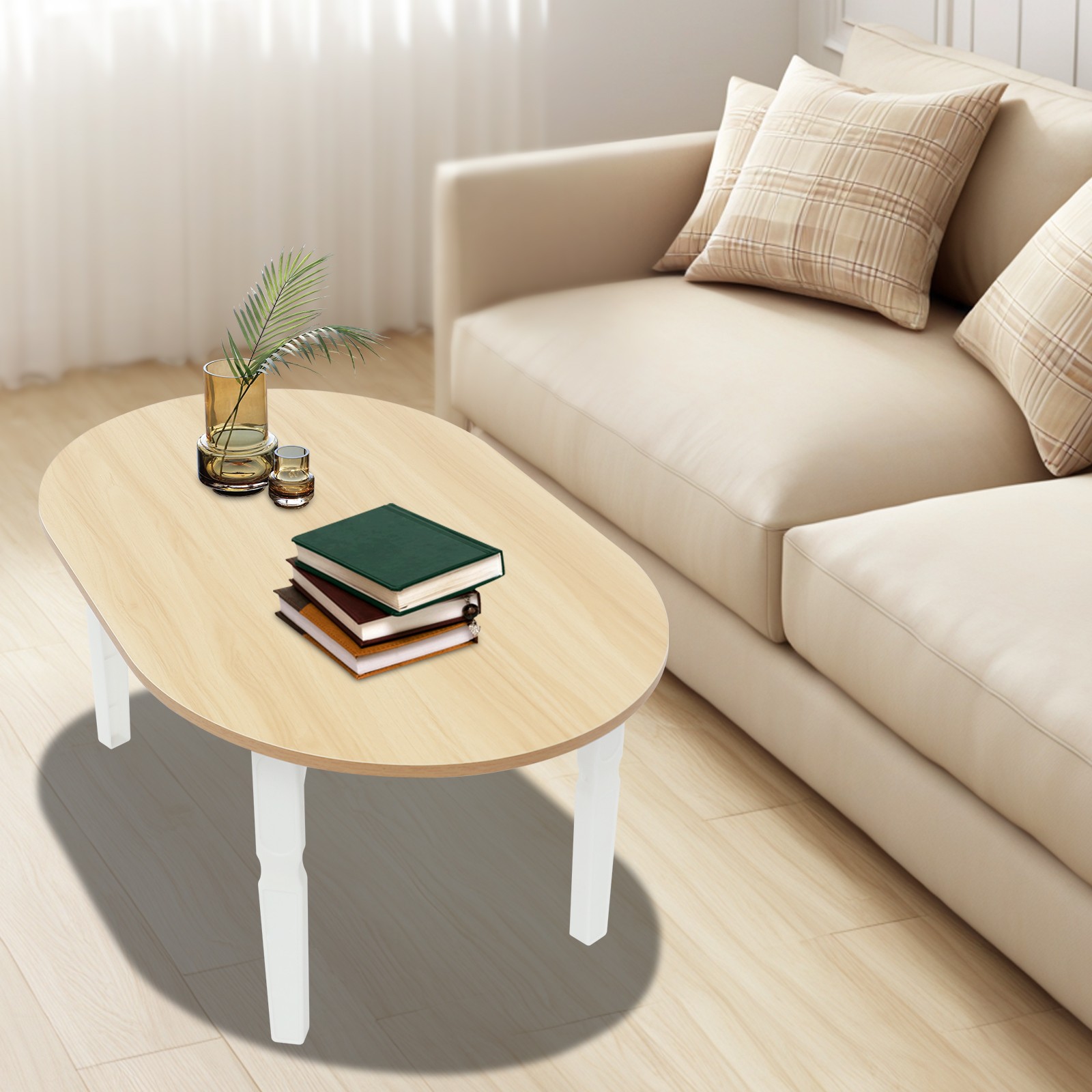 Portable Folding Coffee Table Foldable Small Coffee Table for Living Room