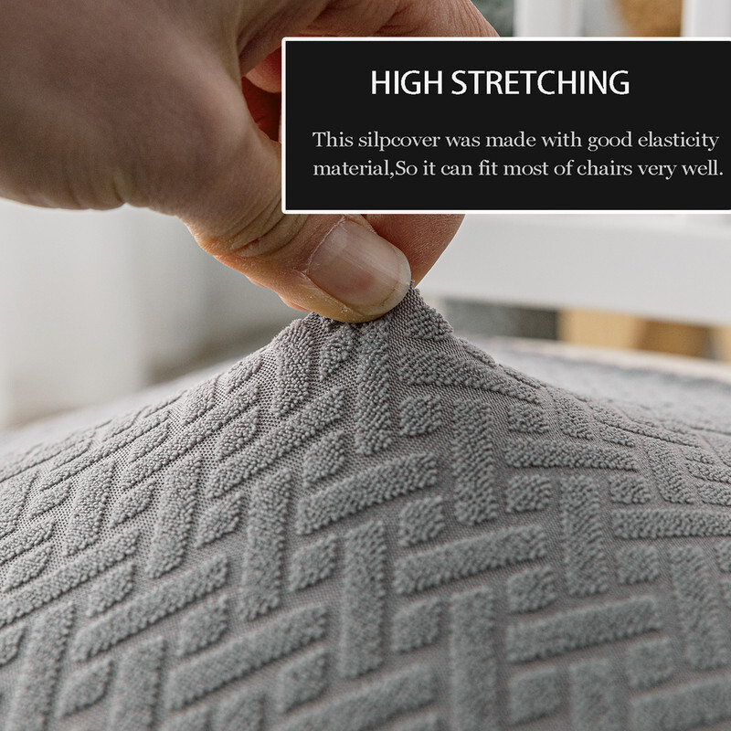 Stretch Outdoor Patio Seat Cushion Covers 20-27 inch Water-resistant -Cover Only
