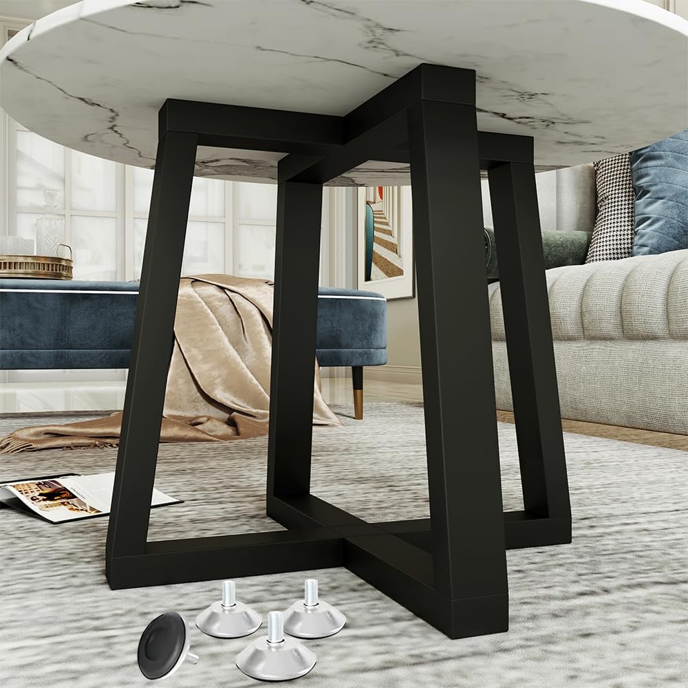 “18-Inch Heavy-Duty Metal Coffee Table Legs for Modern Desks & Nightstands”
