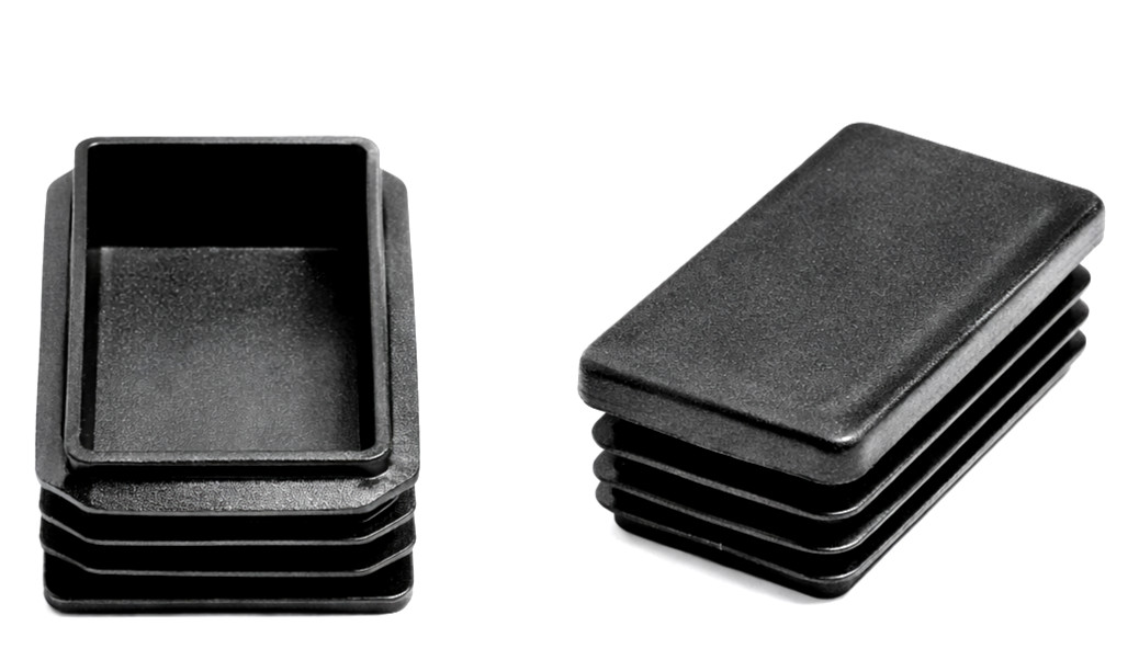 2″ x 4” Rectangle Tube Plugs 8-12 GA Rectangular Tube Cap Tubing Plugs