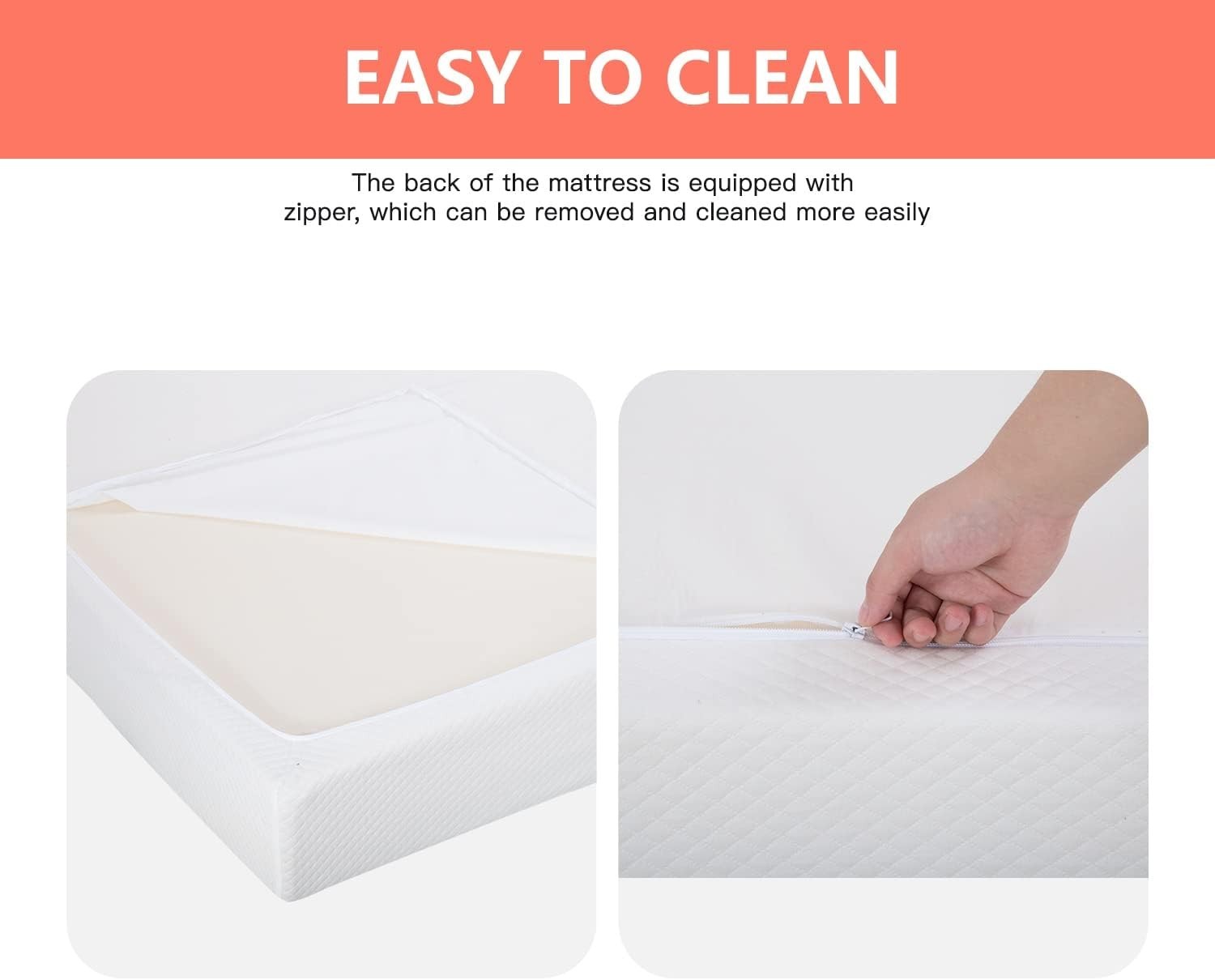 CertiPUR-US Twin Mattress in a Box – Gel Memory Foam with Pressure Relief