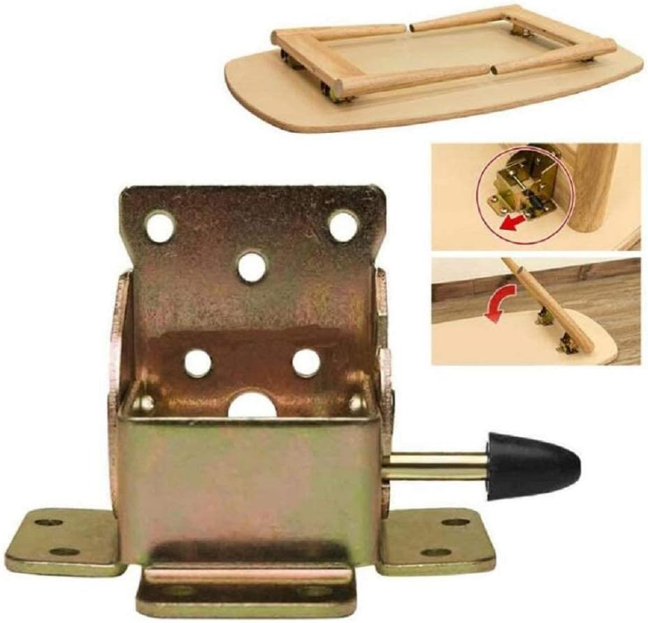 (2 Pieces) Folding Frame, Self-Locking Hinge, Folding Table Legs, Folding Workbe