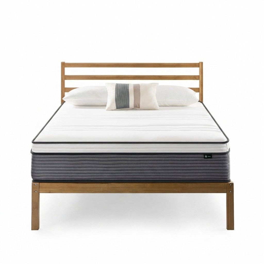 Support Plus Queen Hybrid Mattress Firm Coils Memory Foam Motion Isolation