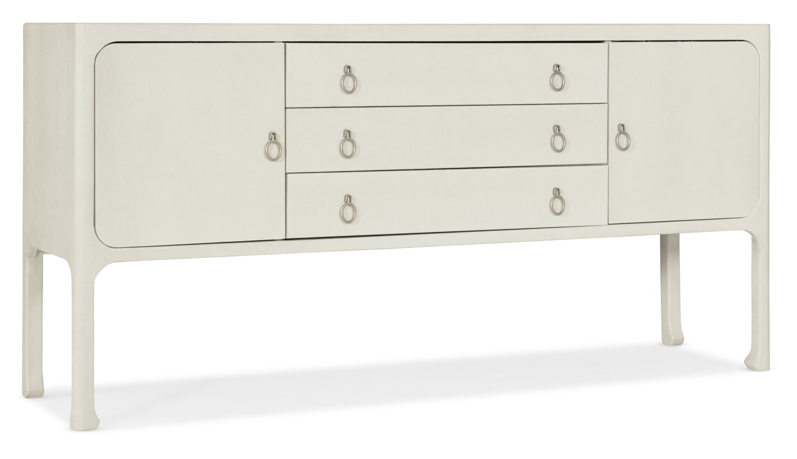 Hooker Furniture 6350-75907 Serenity 74″ Wood Veneer – Off White