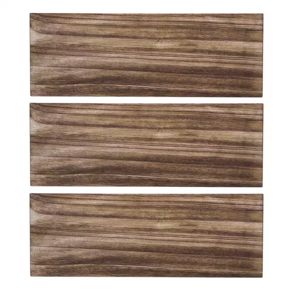 0.59 In. X 5.9 In. X 16.5 In. Paulownia Wood Project Panel, Carbonized Black, Se