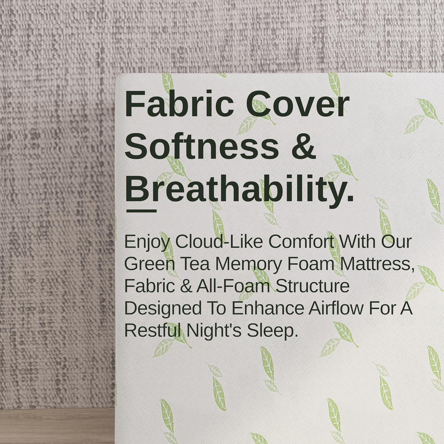 Queen Size 8″ Green Tea Infused Memory Foam Mattress – CertiPUR-US Certified