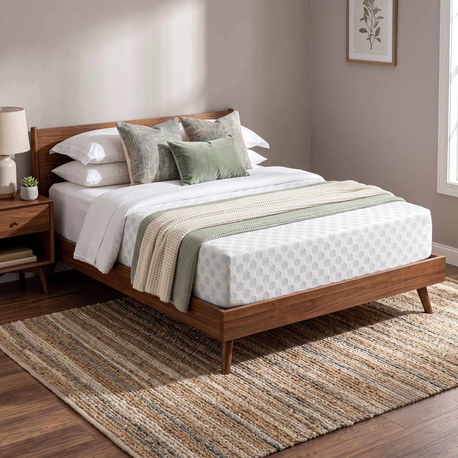 10 & 12″ Medium Plush Memory Foam Mattress in a Box Fiberglass-Free CertiPUR-US