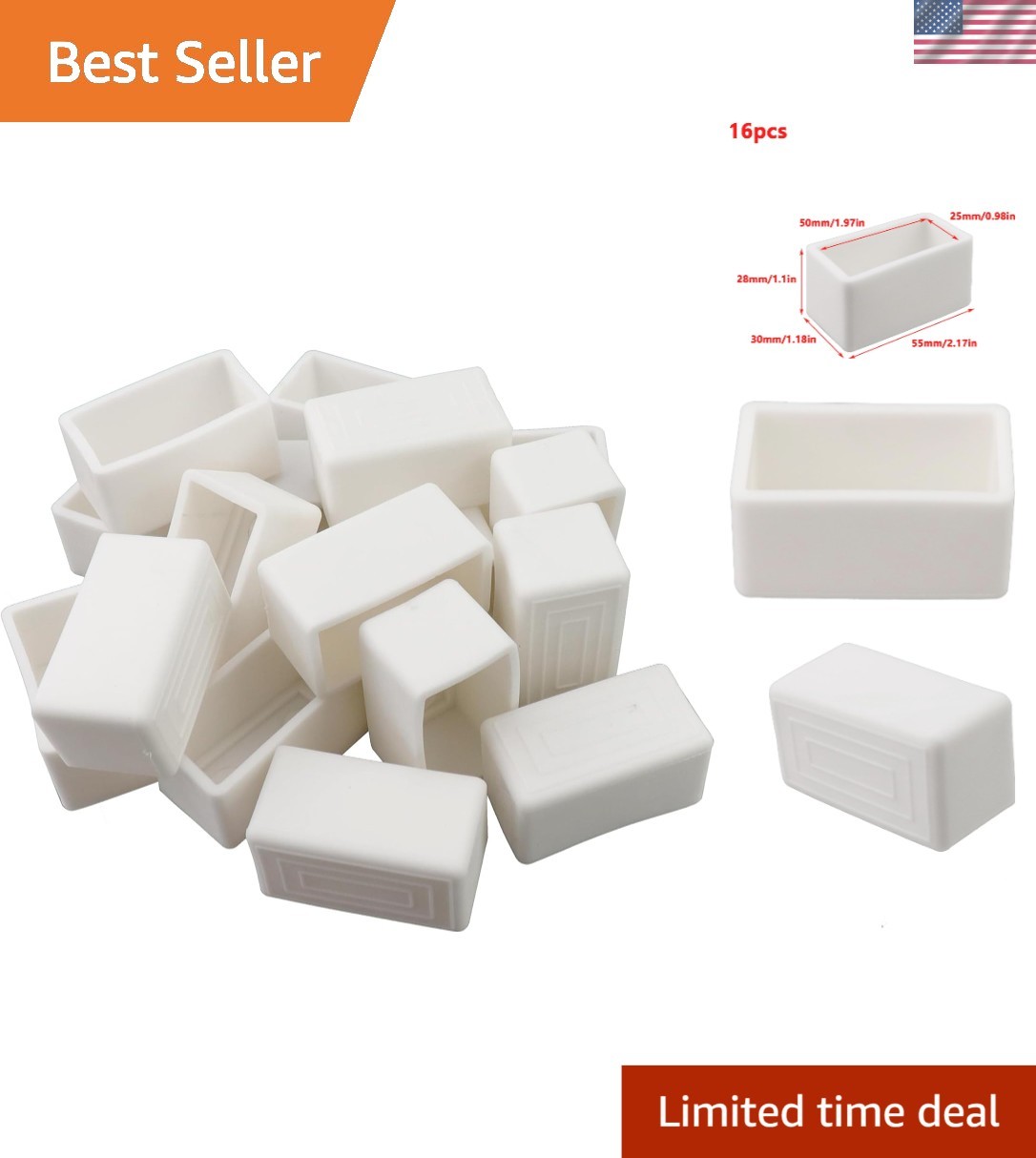 Rectangle Shaped Rubber PVC Furniture Pads,Chair Leg Protectors | Furniture L…