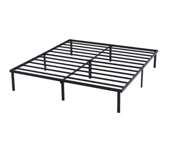 Mainstays MS18-D1-1022-08 14″ Heavy Duty Steel Slat King Platform Bed Frame,