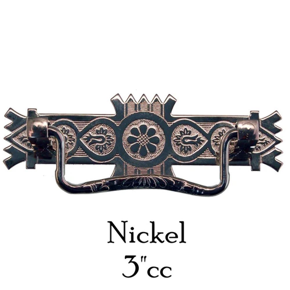 Eastlake Style Pull in Brass or Antique Brass