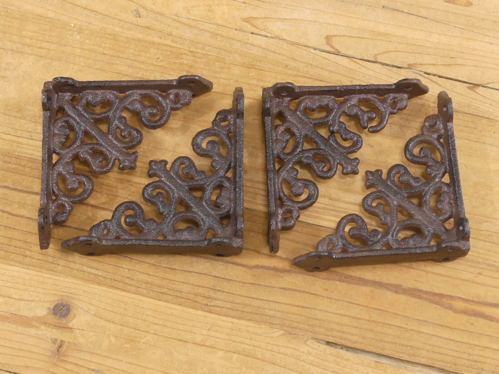 4 Antique Style Shelf Brace Wall Bracket Cast Iron Brackets SMALL Architectural