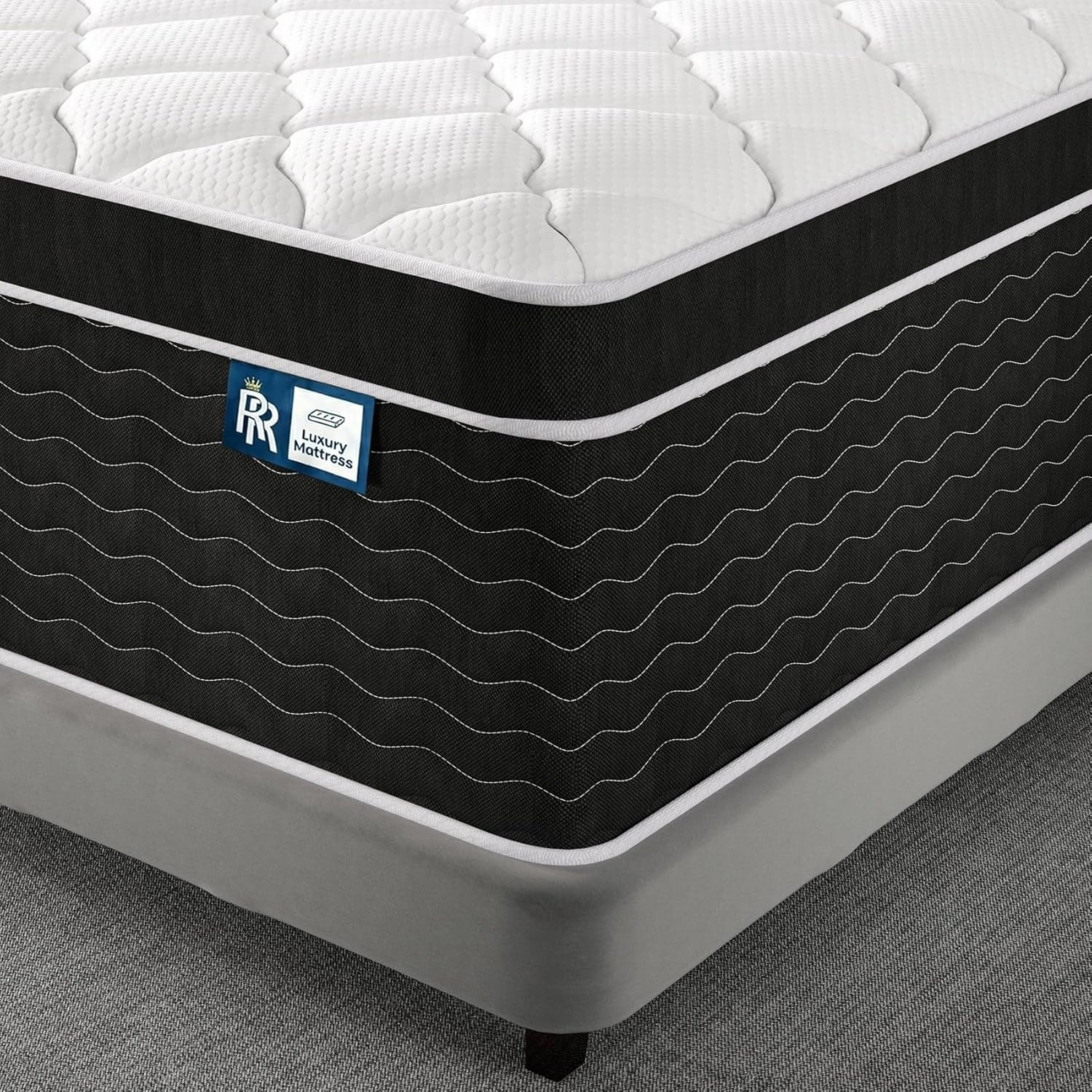 Ruoysun Luxury Firm Queen Mattress 14 In, Hotel-Level Comfort, Hybrid Queen Size