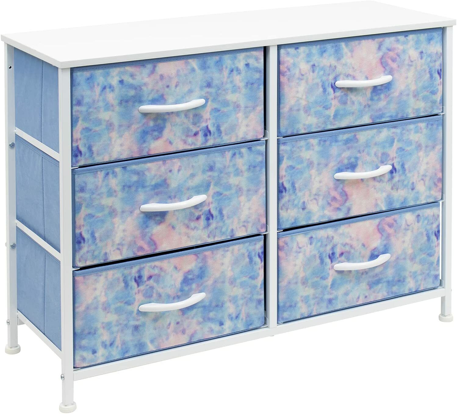 Sorbus Dresser w/ 6 Drawers – Storage Organizer for Kids Bedroom (24″H x 31″L)