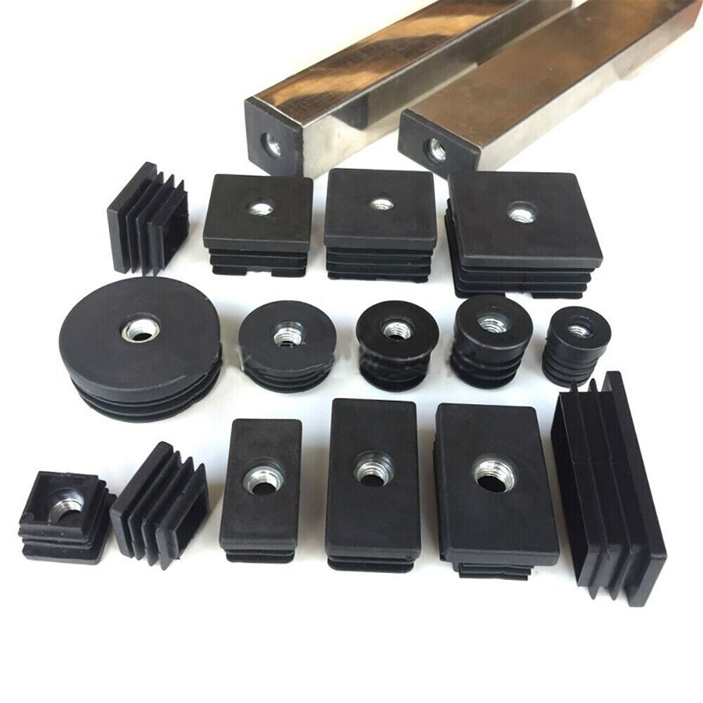 M6 M8 M10 Threaded Square Nut Stopper Suitable for Square Tube/Tables/Furniture