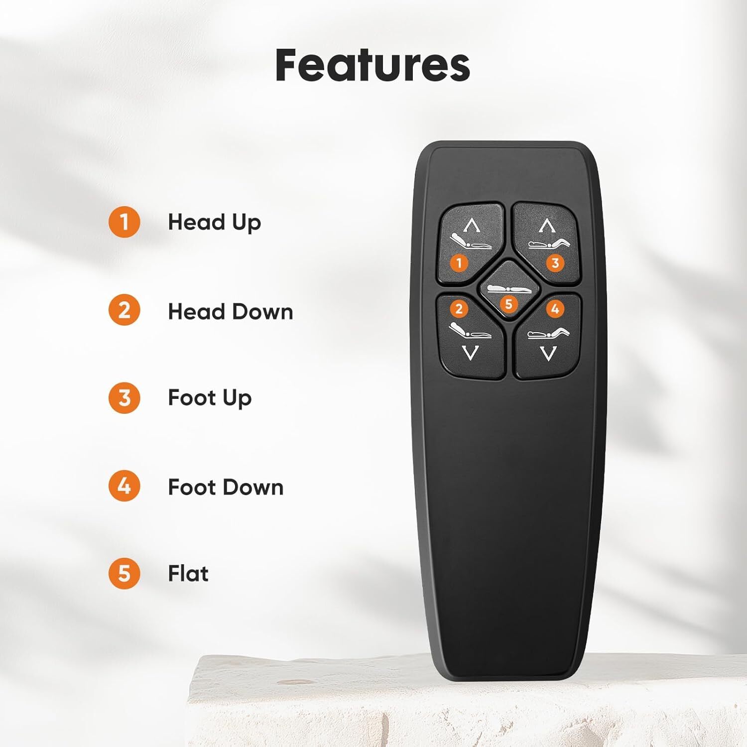 Ergonomic Electric Full Queen Adjustable Bed Frame Bed Base with Wireless Remote