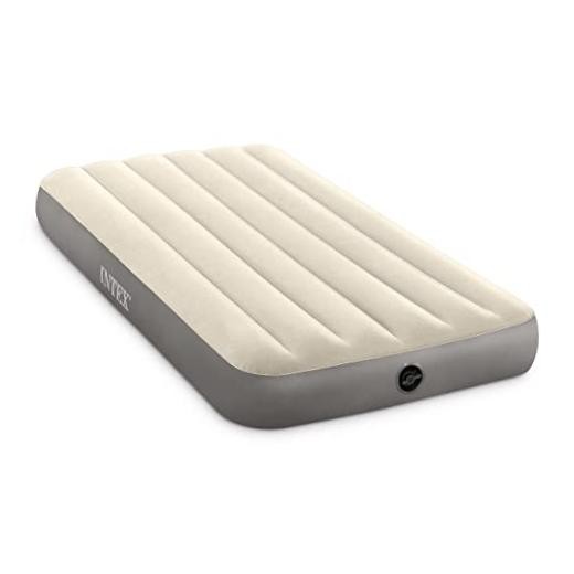 INTEX 64101E Dura-Beam Standard Single-High Air Mattress: Fiber-Tech – Twin