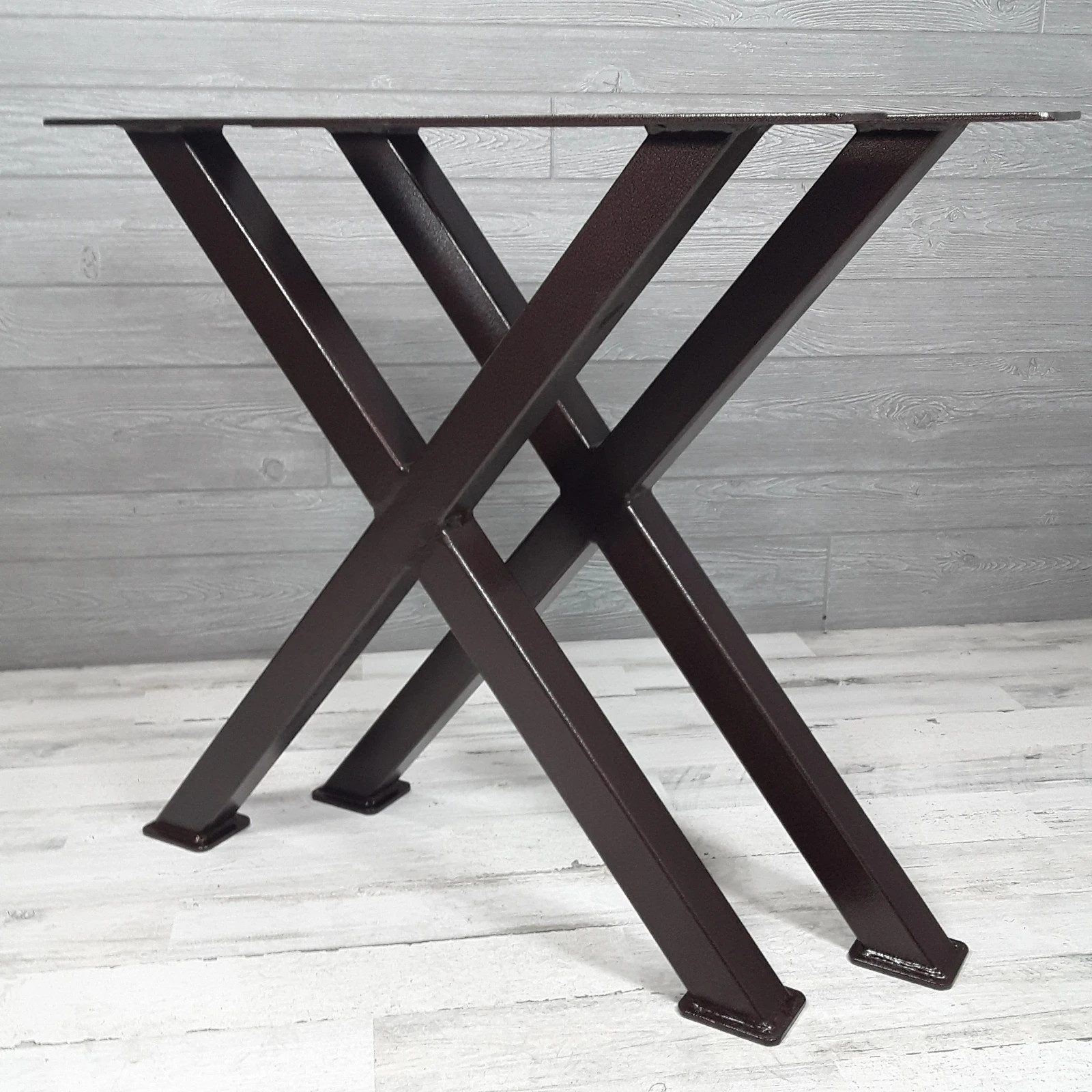 X Table Legs | Powder Coated| Set of 2 | Metal Table Legs | Steel Table Legs